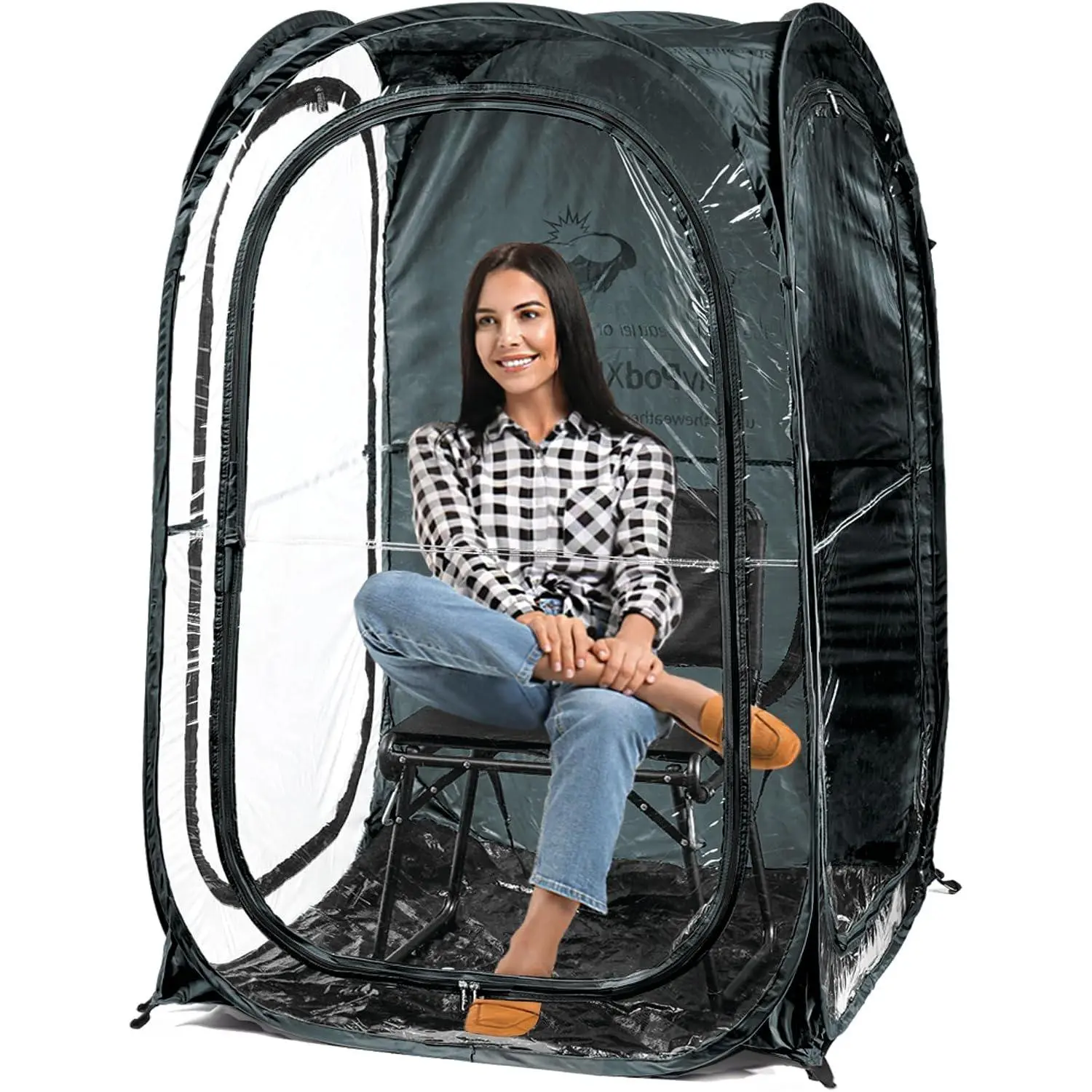 WearPod® Pop-Up  Tent 1-2 Person –  Setup MyPod™    -Wear Shelter for Outdoor , Rain, Wind & Cold
