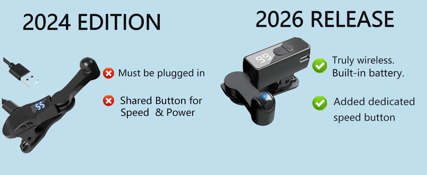 Auto Clicker Smart Tapper for iPhone iPad Android TikTok - Auto Touch Device with 107 Adjustable Speed, RechargeableInstant Clicker for Live Stream Likes, Social Media TasksBlack