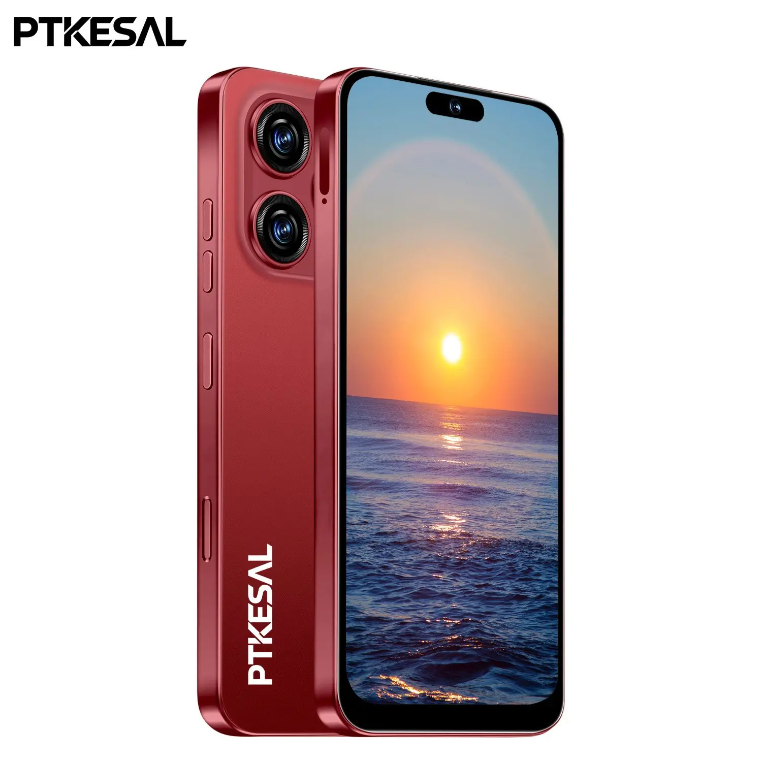 PTKESAL-Smartphone 16 Pro Max, 4G network smartphone, 4+64GB memory, Android 10 system, MTK6750 eight nuclear, 5+13MP pixels, true fingerprint unlocking, 4100mAh large-capacity battery.
