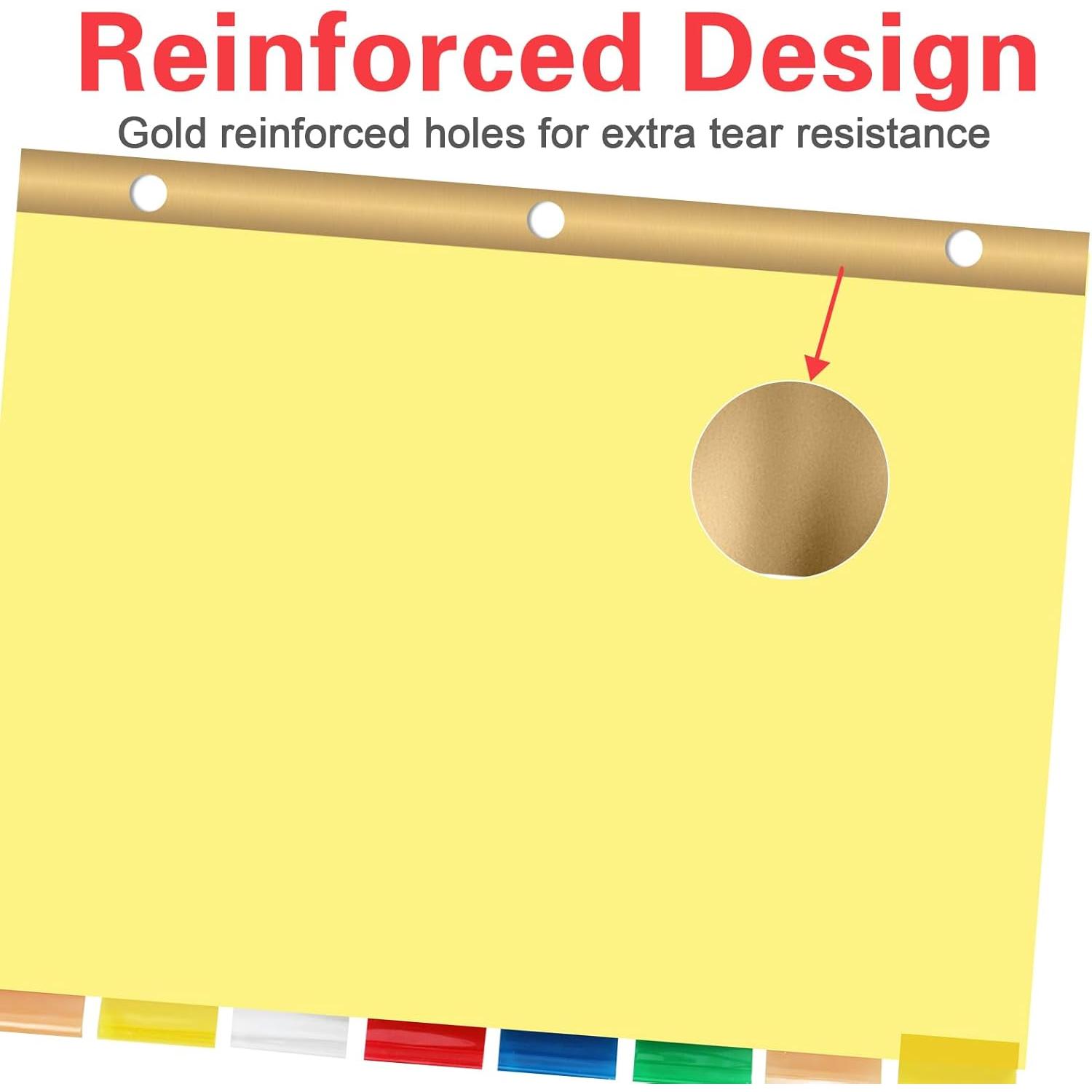 Binder Divider,  120 Pack Binder Index Dividers with 8 Insertable Multicolor Big Tabs, Letter Size Paper Binder Divider for School Office  Business