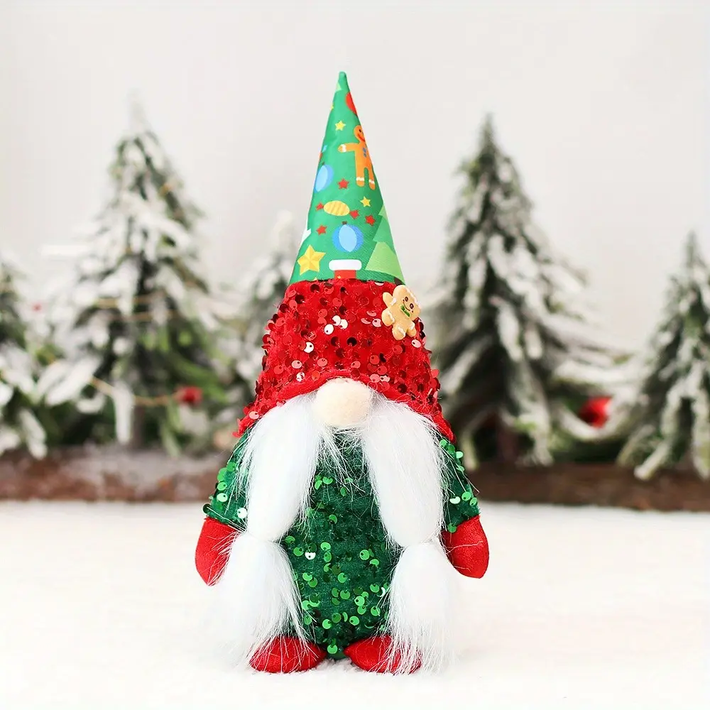 1pc Christmas Decorations Forest for Man Figure, Faceless Doll Holiday Props, Scene Decor, Festivals Decor, Home & Office Decor, Theme Party Decor