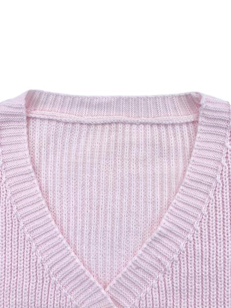 Women's Button Front Lantern Sleeve Loose Fit Cardigan Sweater, Autumn/Winter Casual Solid Color V Neck Lightweight Cozy Soft Fashion Knit Cardigan, Women Fall Outfit, Cute Sweater for Women, Women Winter Cardigan, Knitwear