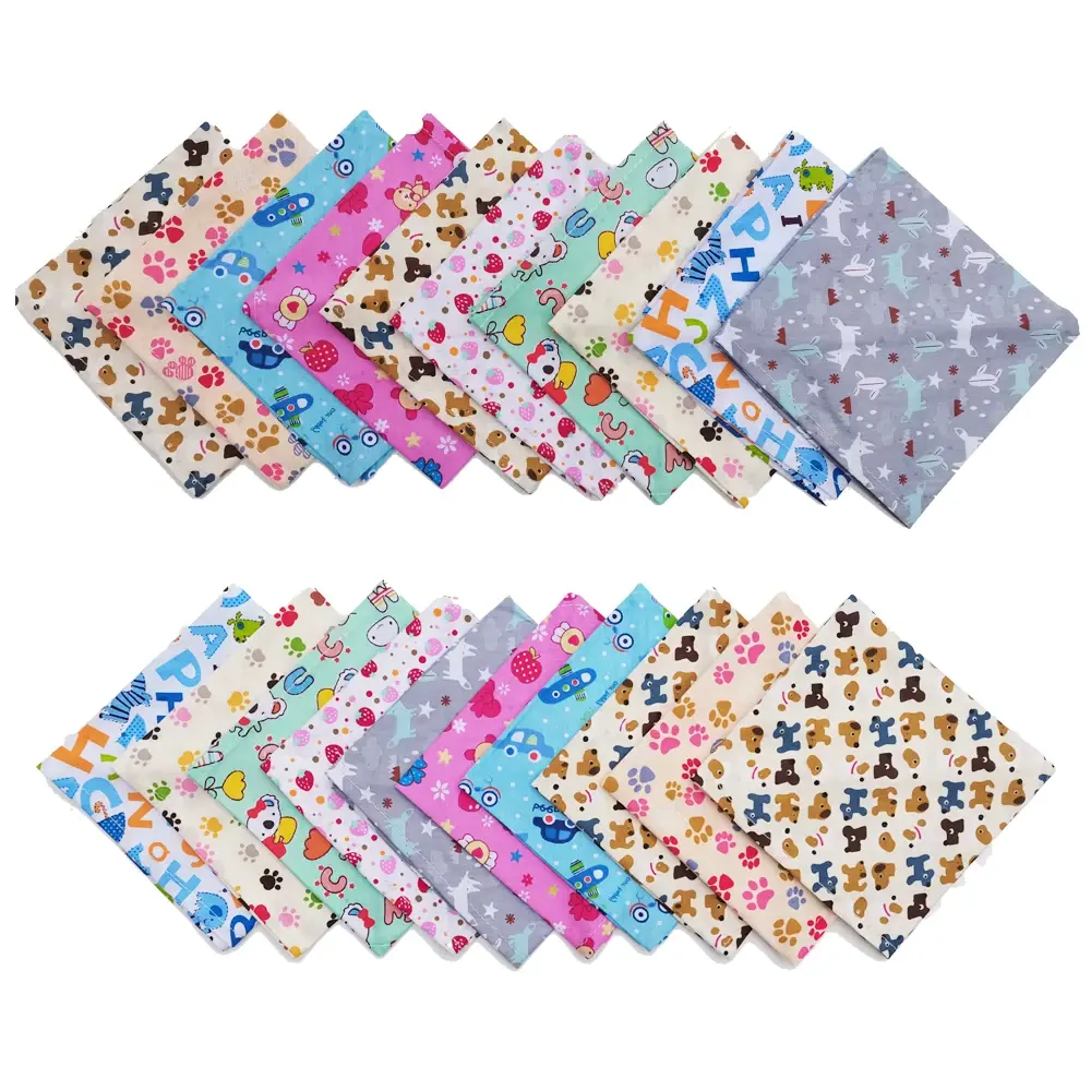 Bulk Dog Bandanas for All Sizes | Cute & Durable Pet Scarves | 30/50 Pack for Stylish Pups