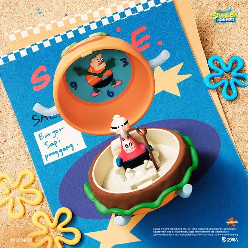 Pop mart Sponge Bob Krabby Patty Series Blind Box
