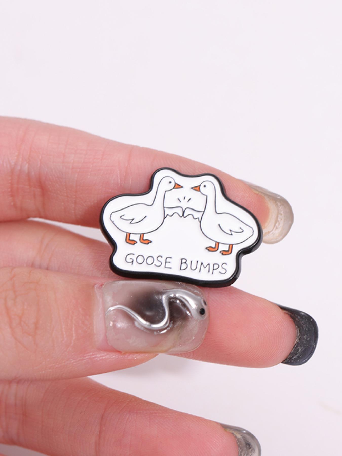 Cute Goose Design Brooch, Fashion Brooch for Women & Men As Anniversary Gift, Enamel Pin Suitable for Backpacks, Jeans, Scarves, Hats Decoration, Hat Clip, Fashion Accessory