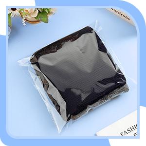 200 Pcs Resealable Poly Clear Shirt Bags with 7 Sizes 3500 Pcs Clothing Size Stickers Labels Self Sealing Plastic Bag for Small Businesses Packaging T Shirts Retail Storage(9 12 Inch)