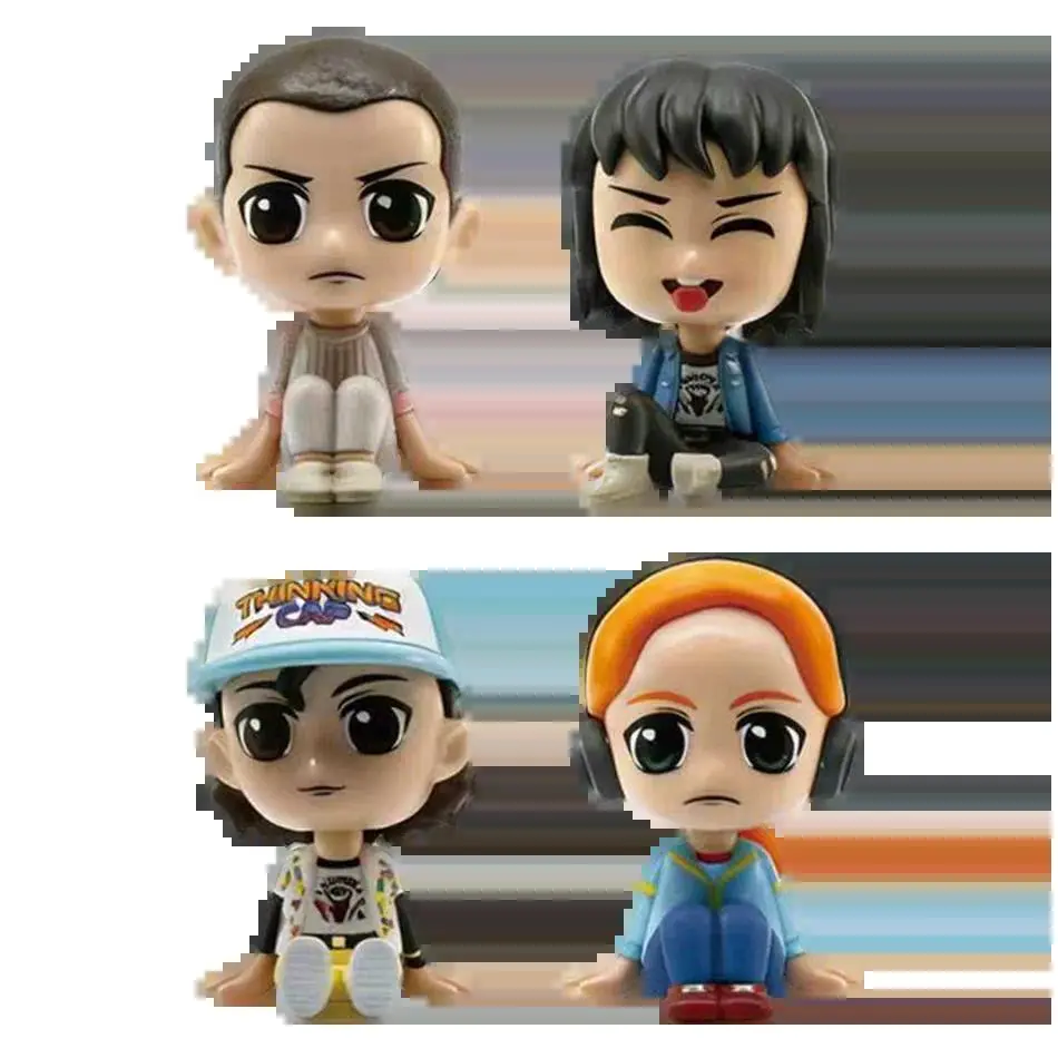 8 Styles Stranger Figurine Eleven Dustin Barb Steve Demogorgon Action Figures Toys Things Action Figure Cosplay Vinyl Ornaments