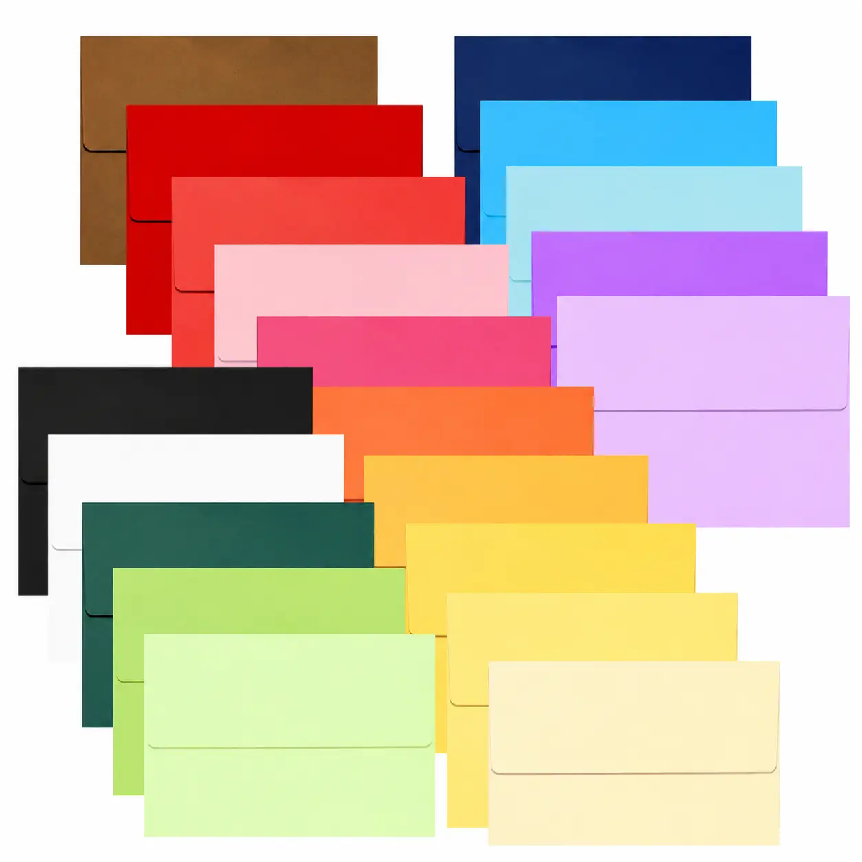 Premium Self-Adhesive A7 Size Blank Envelopes with Dual-Sided Release Glue, Acid-Free Kraft Paper, Ideal for International Mailing, Custom Printing Ready, Eco-Friendly and Secure Sealing for Business and Personal Use