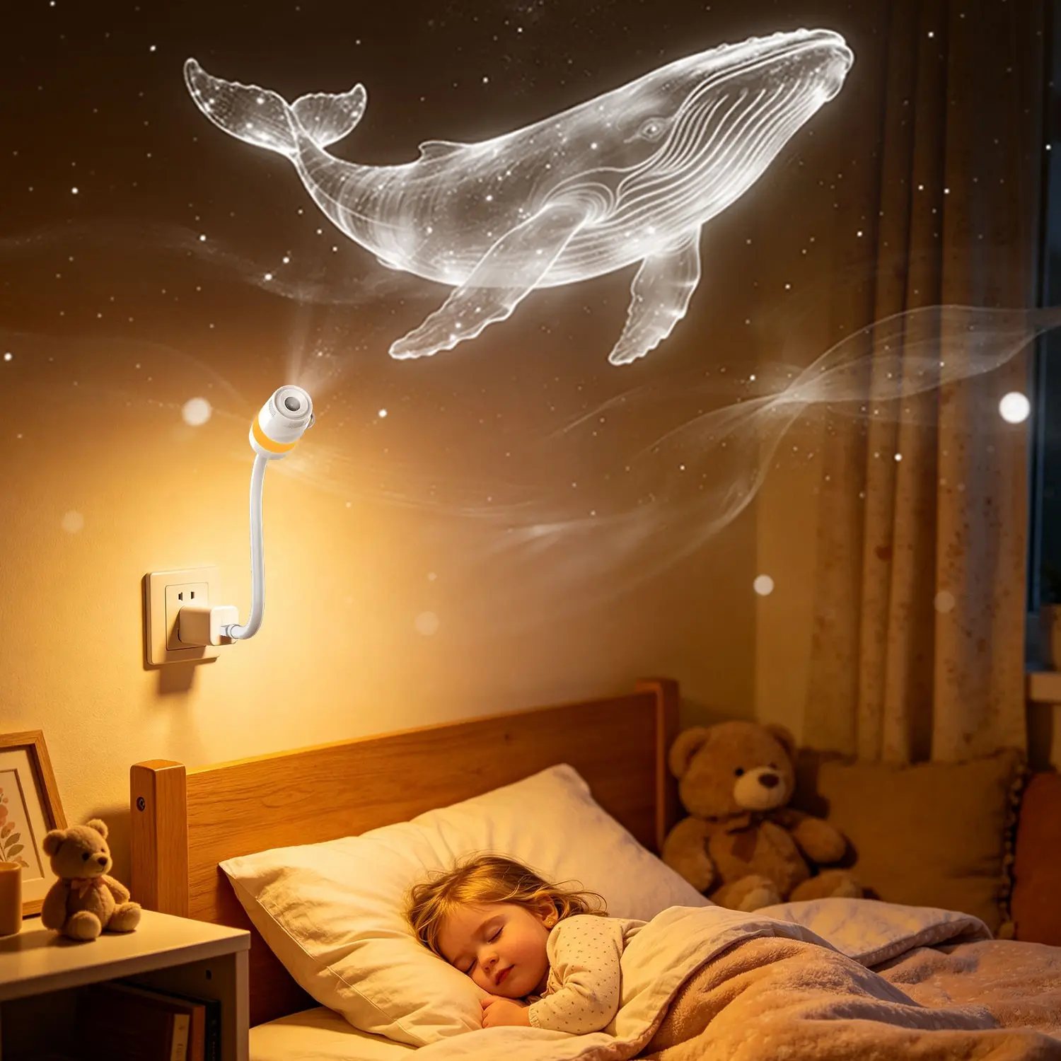 Galaxy Projector Night Light, Dual-Use USB Portable Starry Sky Projector, 360° Rotating LED Ceiling/wall Lamp, Car & Bedroom USB Power, Adult & Kids Decor