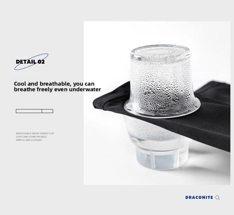 Men's 2-Piece Rash Guard Set - UPF 50+ Quick-Dry Swim Shirt & Shorts, Water Sports Outfit for Surfing, Snorkeling & Beach Wetsuit Long