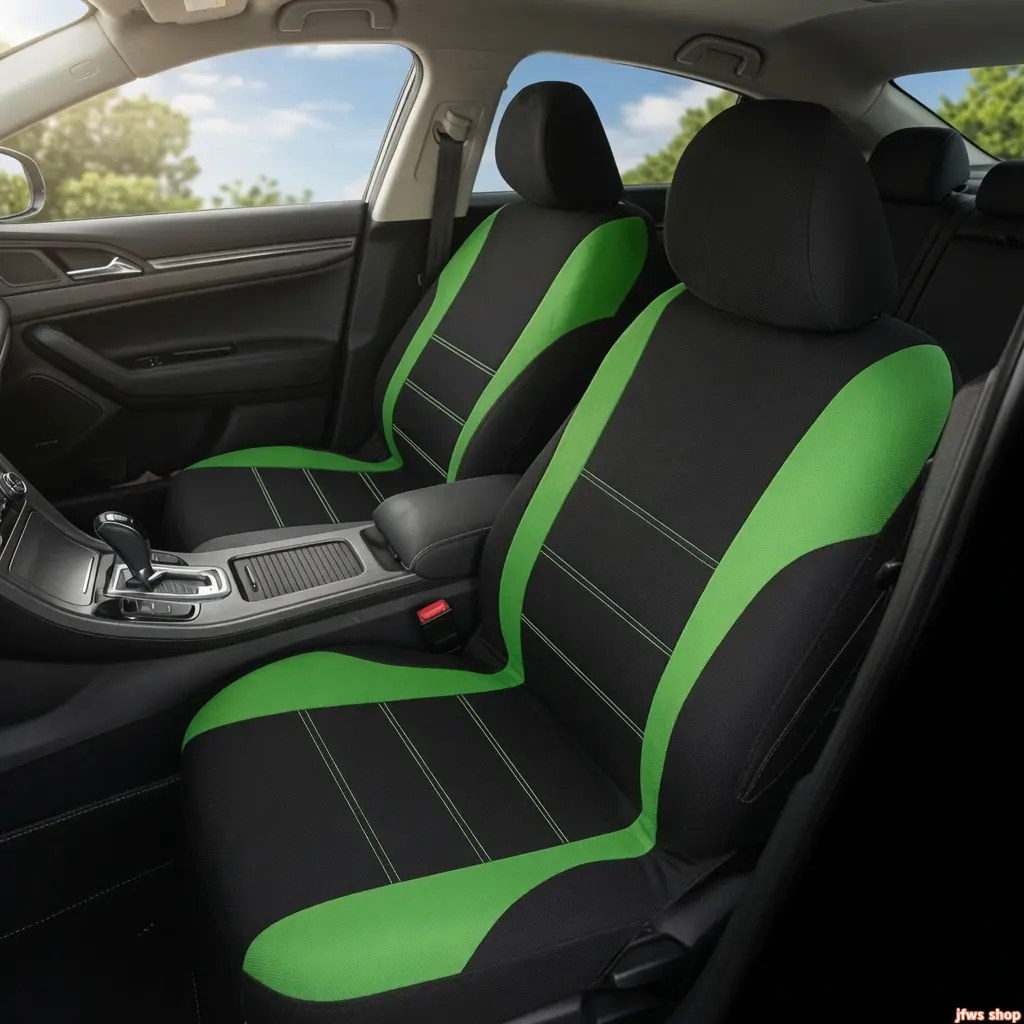 2026 Light Luxury US-Designed Car Seat Cushion, Waistline Design, Universal Fit for Most Vehicles, Comfortable Breathable Custom Interior Decor Accessory for Luggage & Bags DIY Projects, Us Design homedecor