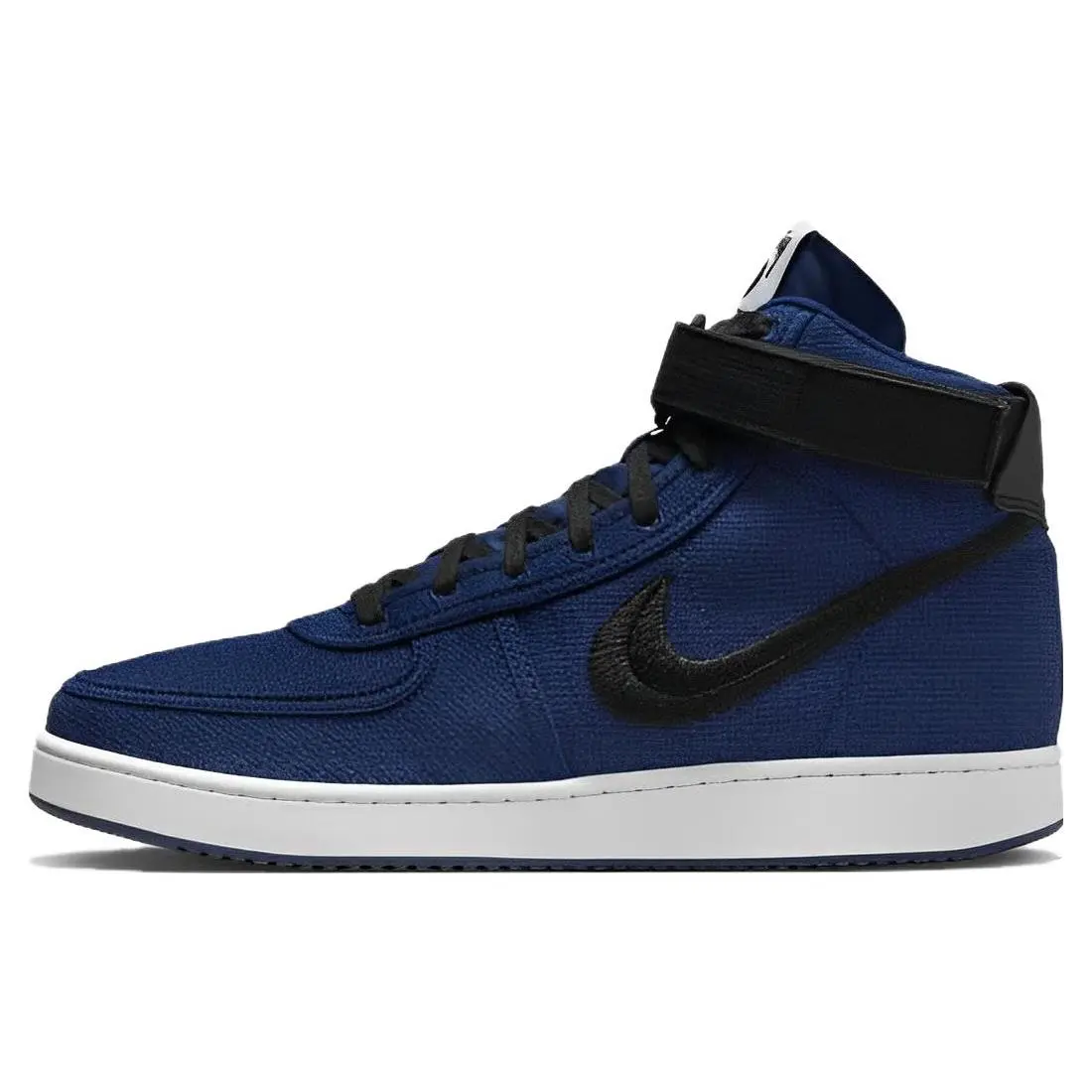 Stussy x Nike Air Vandal High Sneakers – Deep Royal Blue, Durable and Breathable, Unisex High-Top Shoes Verifiable, with credentials and supporting global authentication