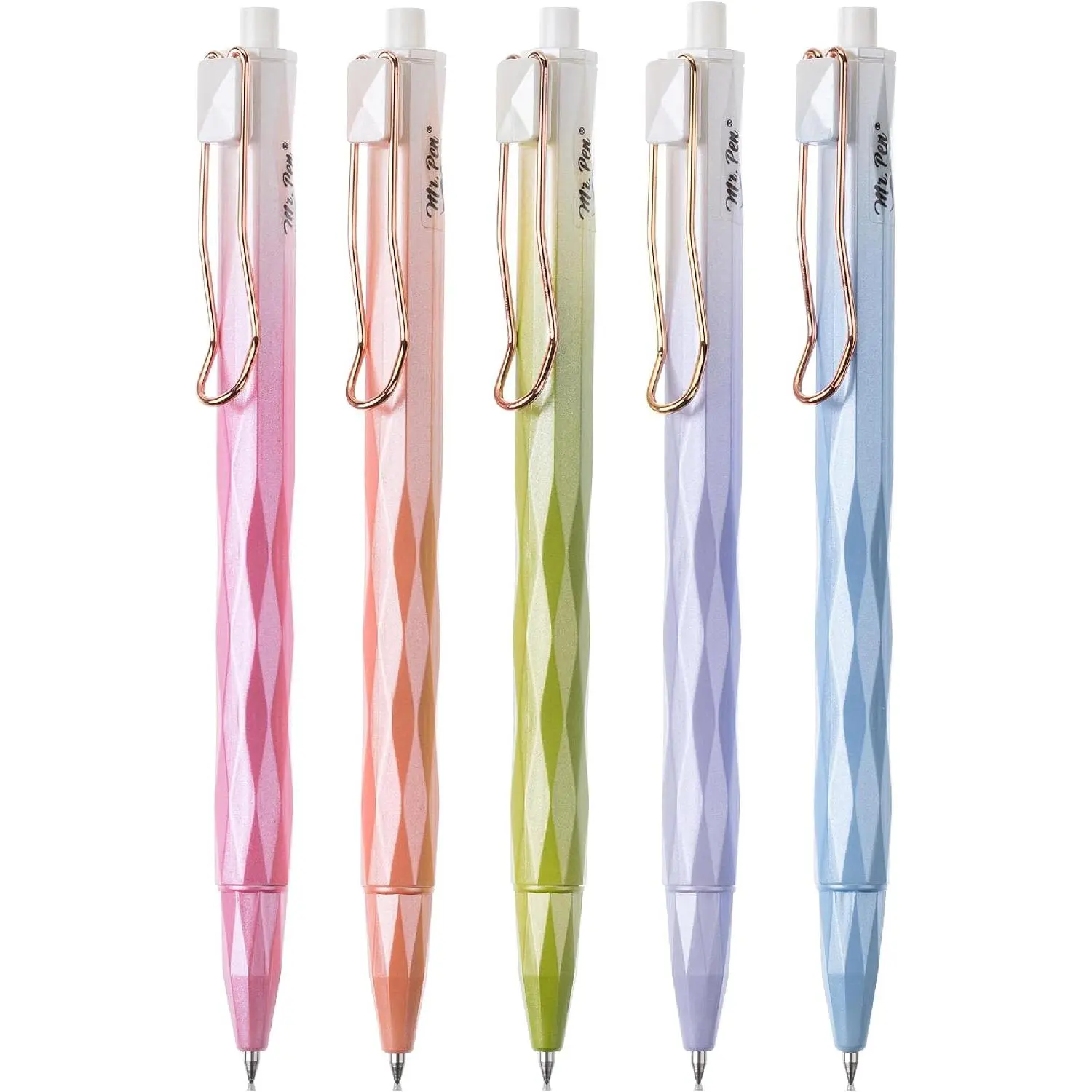 - Retractable Gel s, 5 Pack, Black Ink,  Cut Barrel | Fine Point 0.5 mm,  Dry, Smooth Writing, Cute s for Drawing, Writing Planner and School Supplies