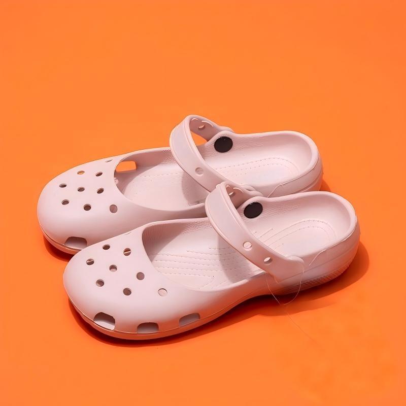 Women’s Leopard Print Clog Sandals – Lightweight Slip-On Comfort Shoes, Casual Summer Flats for Everyday Wear, Trendy Garden & Beach Footwear