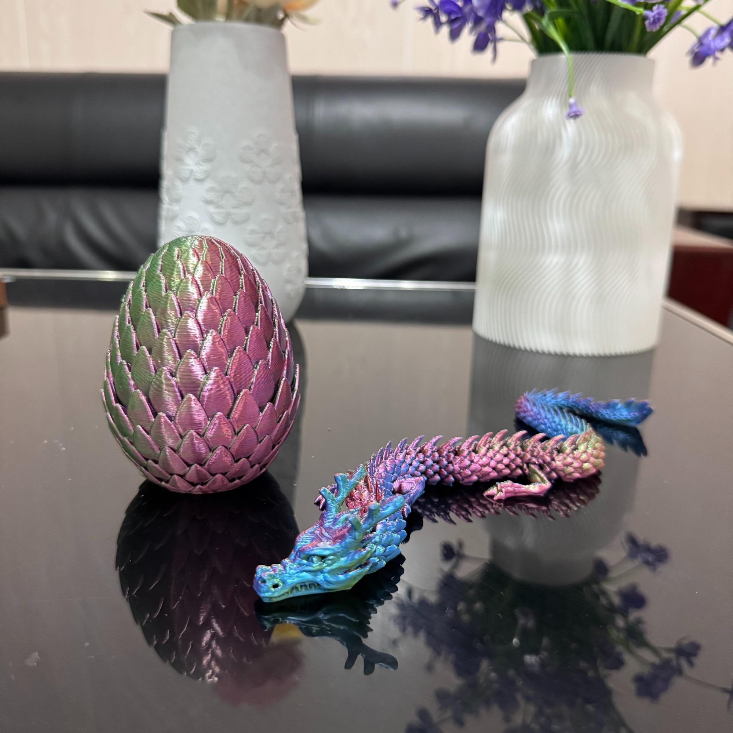 Large Lotus Dragon Egg Set, 60cm Dragon + 18cm Egg, 30cm Dragon + 9cm Egg, Two Size Options, Home Decor, Festival Party Decoration, Gift Idea