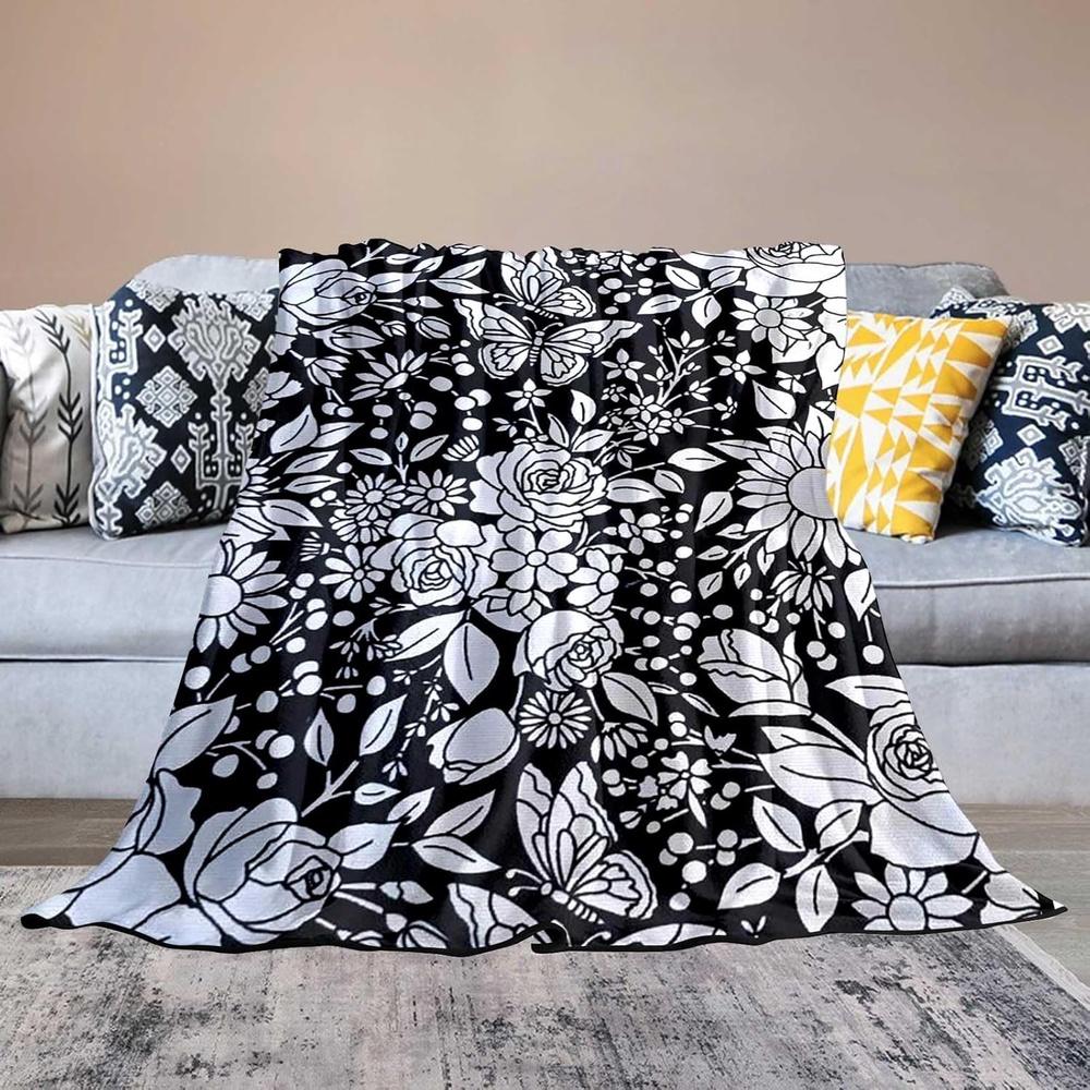 Color-Fillable Flannel Blanket, Creative Art Craft Kit, Suitable for Children and Adults, Holiday Gift