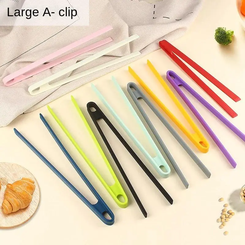 Silicone Food Toast Tongs Trivet Tongs for Kitchen Tongs Non-slip Cooking Clip Clamp BBQ Salad Tools Grill Kitchen Accessories