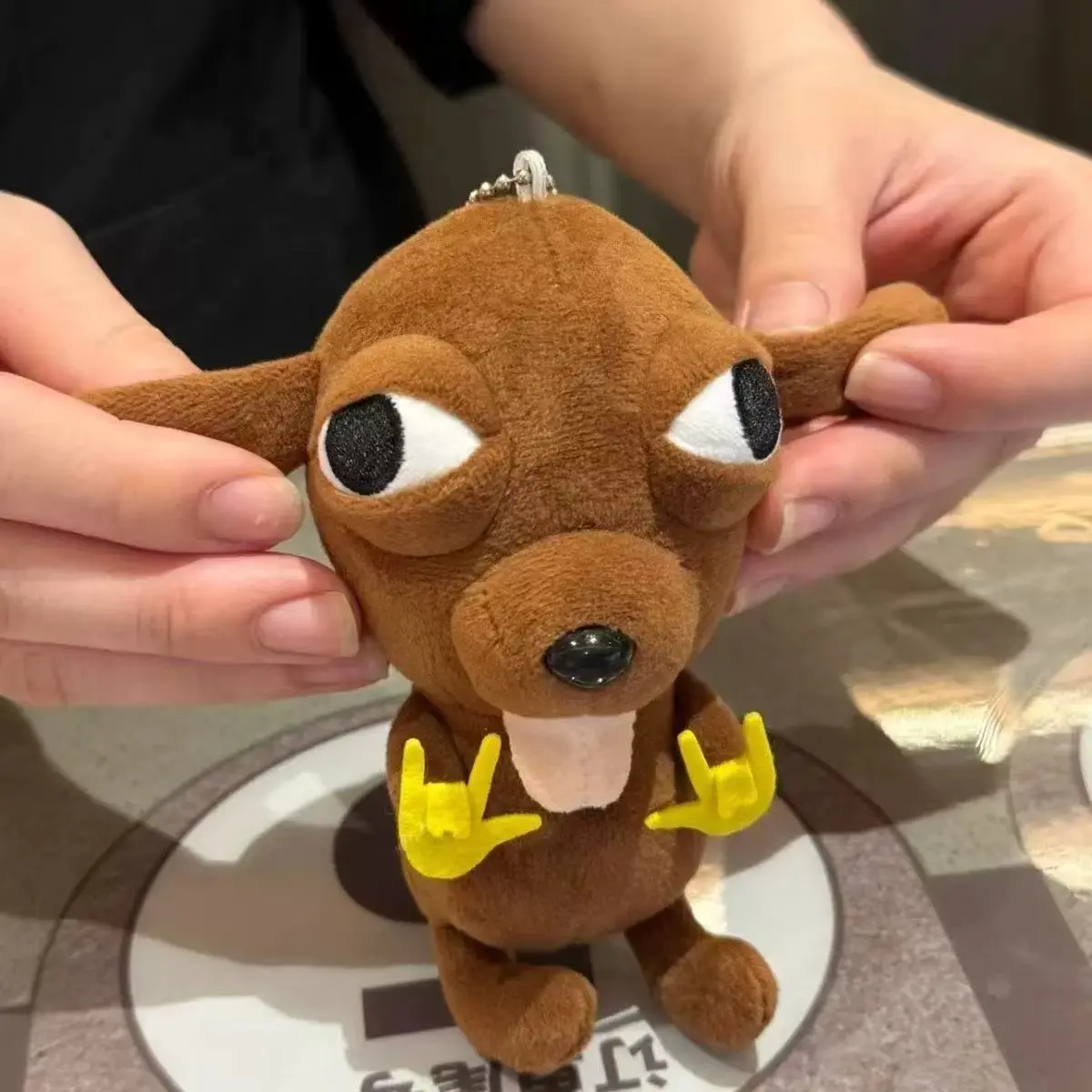 Funny Chihuahua Dog Plush Keychain, Cute Keychains, Perfect Gift for Holidays/birthdays, Home Decor Ornament, Unique Souvenir