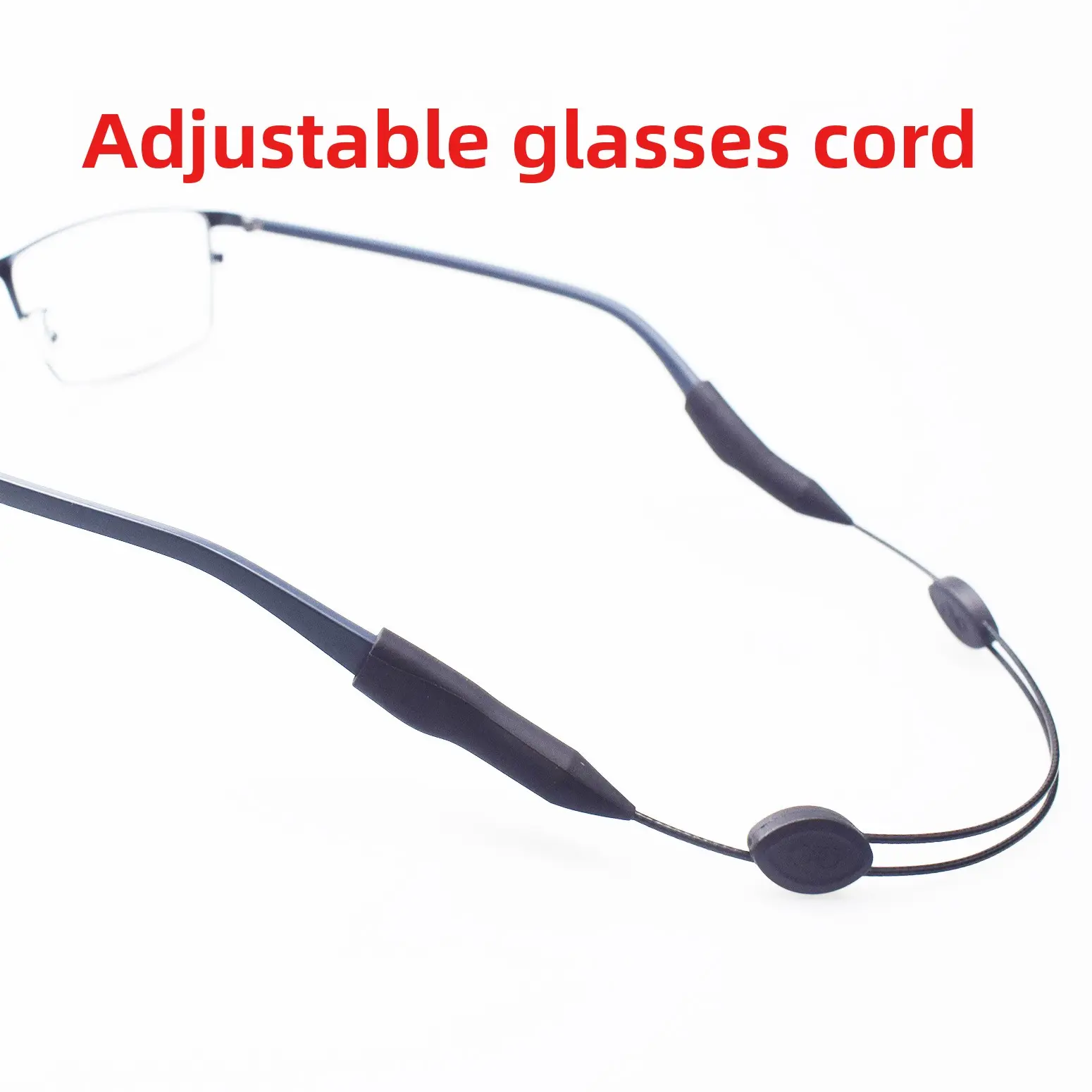 glasses rope strap, sports glasses anti-skid ear hook cover, anti-skid eye cover, adjustable Ai glasses lanyard