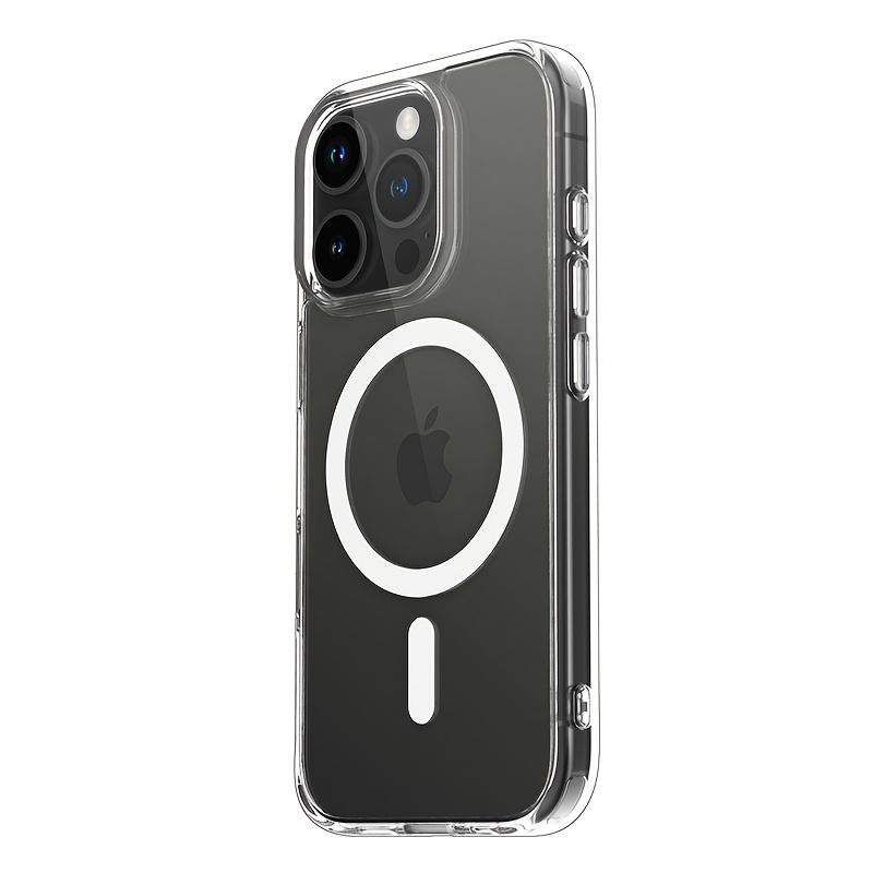 Transparent Magnetic Acrylic Phone Case for Iphone17/16/15/14/13/12,Compatible with Magsafe, Offering Shockproof Protection, Classic Hybrid Design.Anti-fall Decorative Phone Protector Cover, Shockproof Phone Protective Case