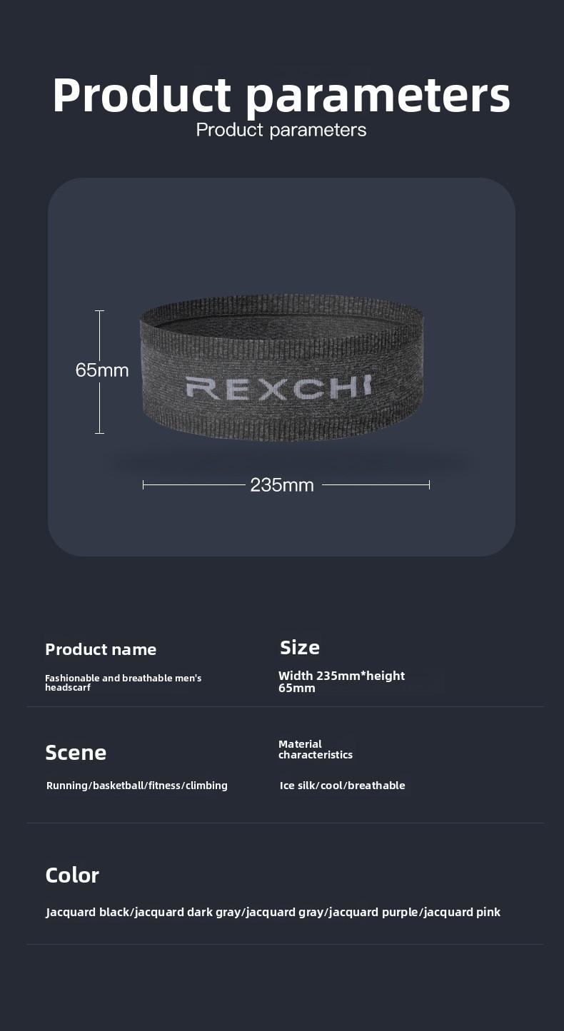 Summer sports headband Outdoor basketball running antiperspirant belt Wide mesh breathable sports headscarf Sweat guide headband