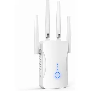 WiFi Extender Signal Booster - 2.4GHz WiFi Booster for , Covers Up to 9999 Sq. Ft, Easy Setup, Ethernet Port & Access Point,  Internet Performance with 85+ Devices