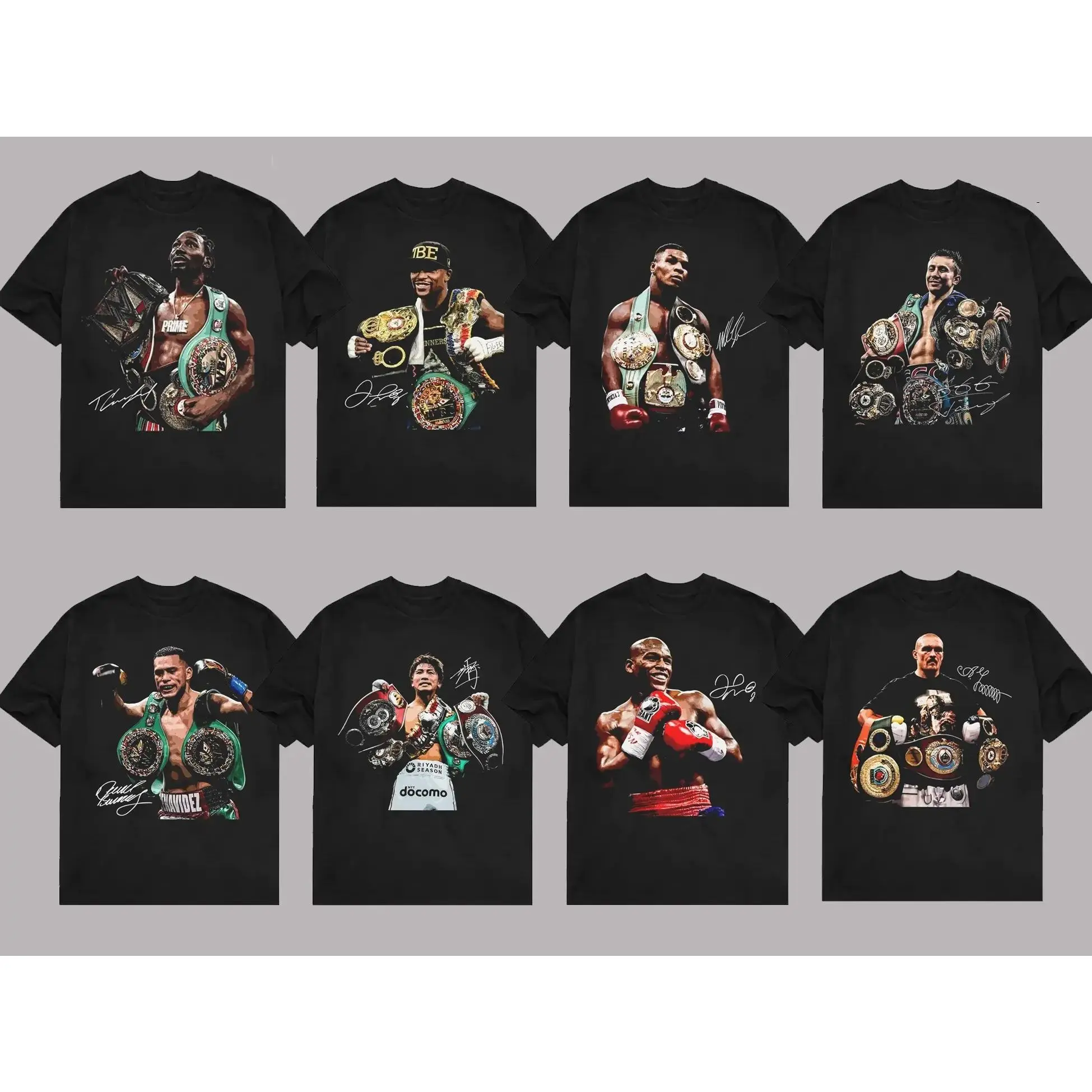 Boxing Fighters Collection T-Shirt| Boxing Fan Tee, Boxing Champion Sports Shirt, Boxing Lover Gift For Men & Women