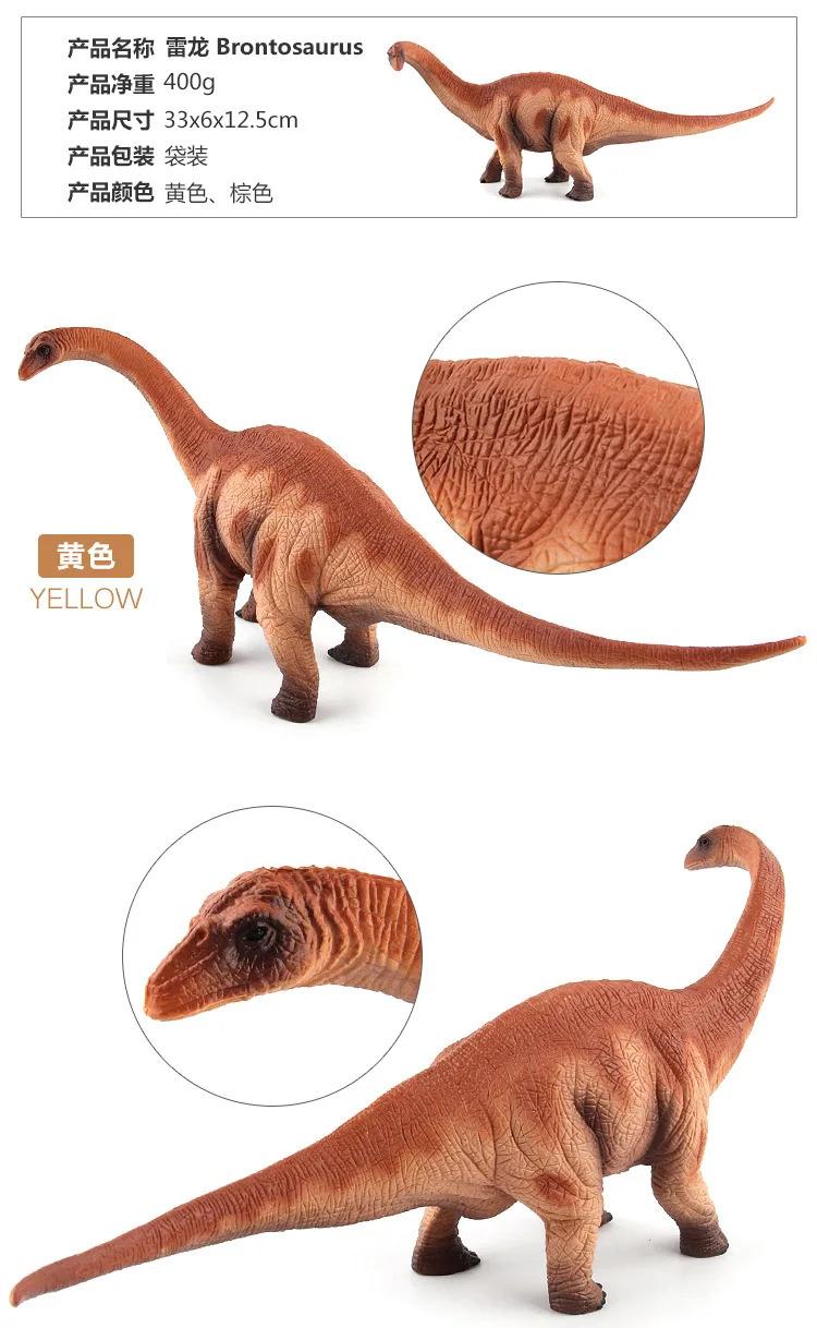 Realistic Simulated Animals Model Jurassic Herbivorous Dinosaur Apatosaurus Brachiosaurus Decor Toys For Children Birthday Gifts