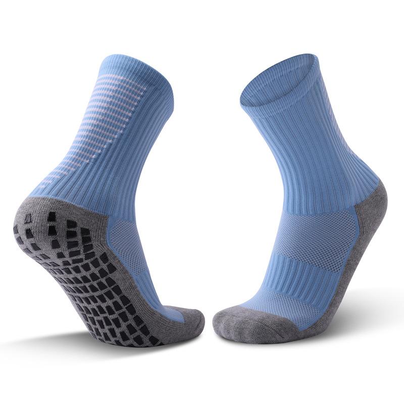 dispensing non-slip socks, wear-resistant sweat-absorbing and breathable sports socks, adult thickened towel bottom, medium tube football socks