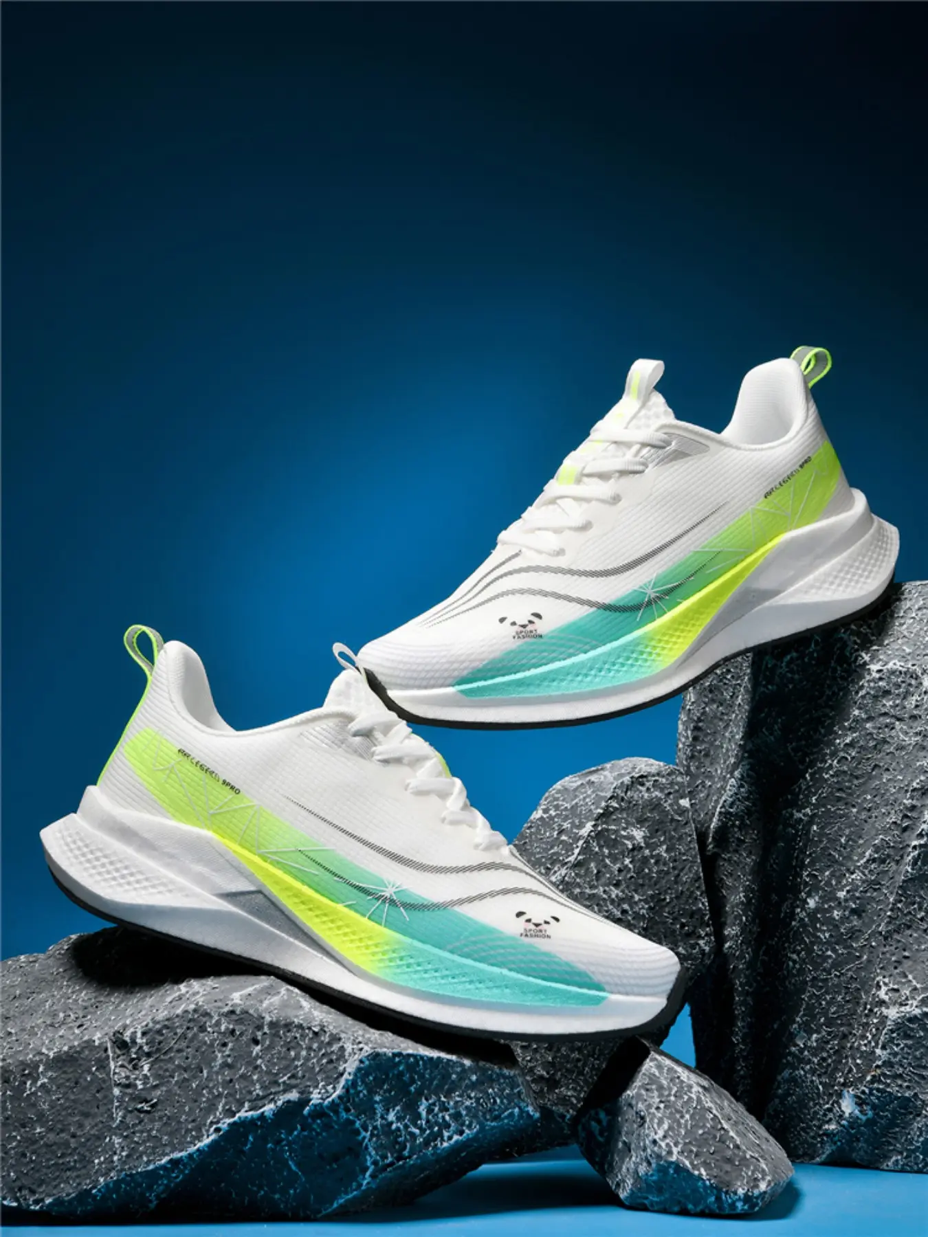 Professional Running Shoes, Sporty Running Shoes, Carbon Board Technology, Lightweight Shock Absorption, Tpu Outsole, Breathable Design, Sports Footwear