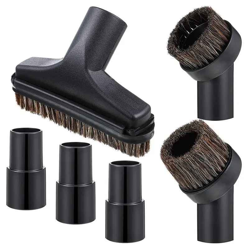 6pcs 25mm and 36mm Vacuum Brush Round Brush, 5.9 Inch Vacuum Floor Brush 1.25 Cleaner Vacuum Attachment Brush Soft,  Household Cleaning, Compact Design, Lightweight Brush, Highquality Brush, Busy Households, Pet Owners