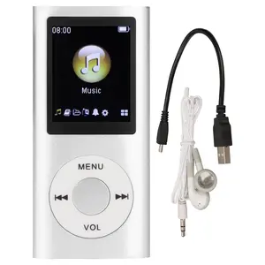 Aluminum Alloy usb MP3 Player Stylish Multifunctional Lossless Sound Slim 1.8 Inch LCD Screen Portable MP3 Music Player