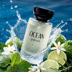 OCEAN Cologne for Men | Fresh Aquatic Citrus Scent | Extrait De Parfum 50ml | 8H+ Long Lasting