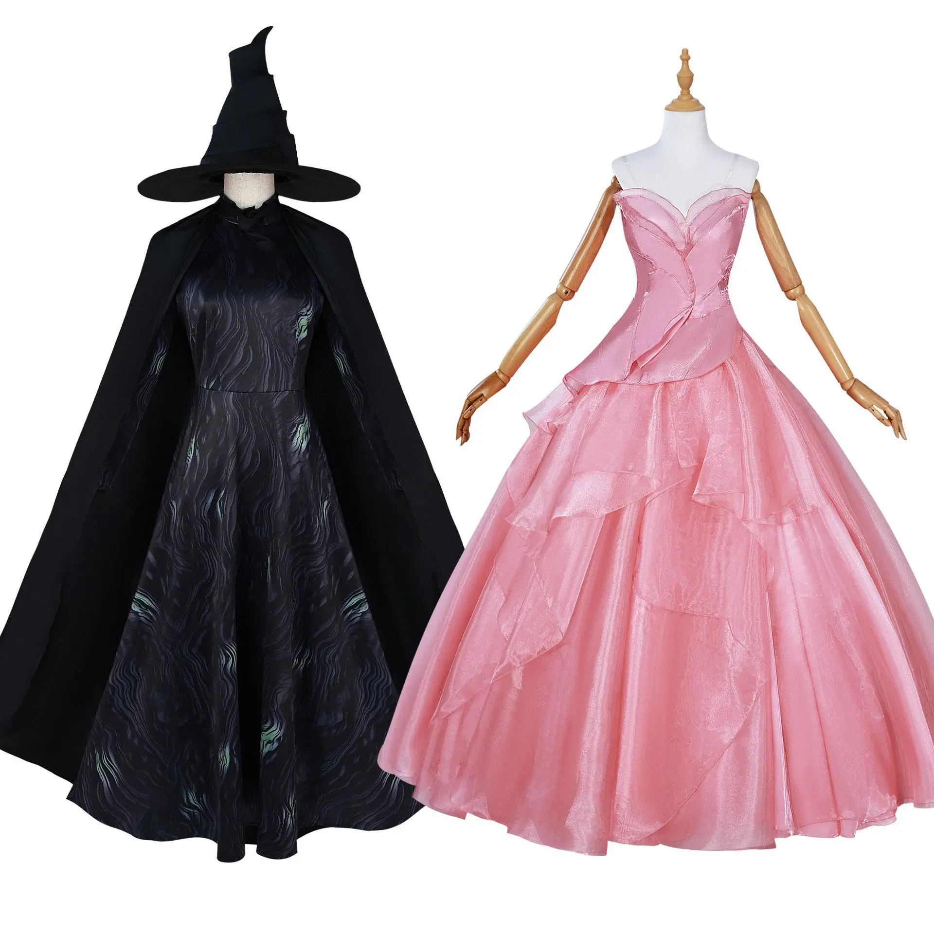 Wicked Glinda Cosplay Costume Elphaba Adult Carnival Uniform Anime Elphaba Costume Halloween Theme Party Costumes Masquerade Cos