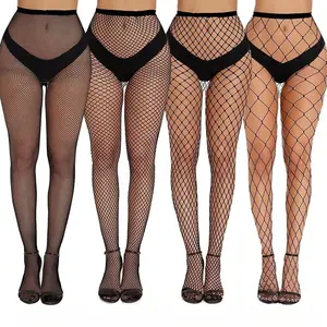 Reinforced Toe Fishnet Tights | Trendy Streetwear Mesh Pantyhose & Perfect Layering for Ripped Jeans