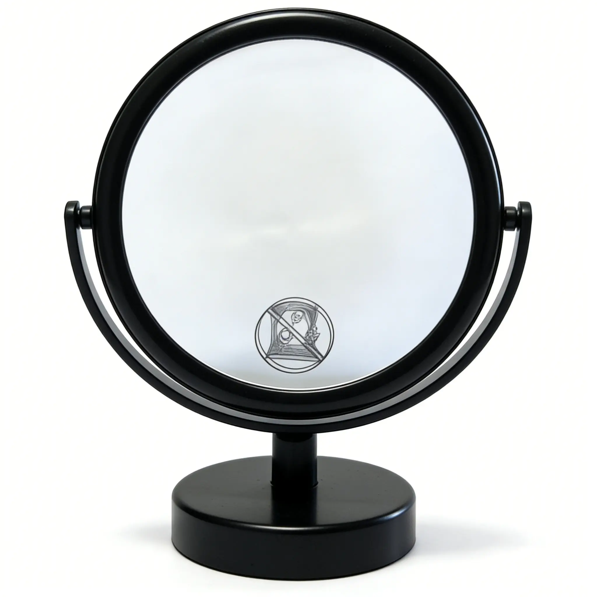 Double-Sided Makeup Mirror, 1x/5x Magnification, 360° Rotating Folding Portable Travel Mirror, Ideal for Makeup, Eyeliner, Brow Shaping, Daily Beauty Care