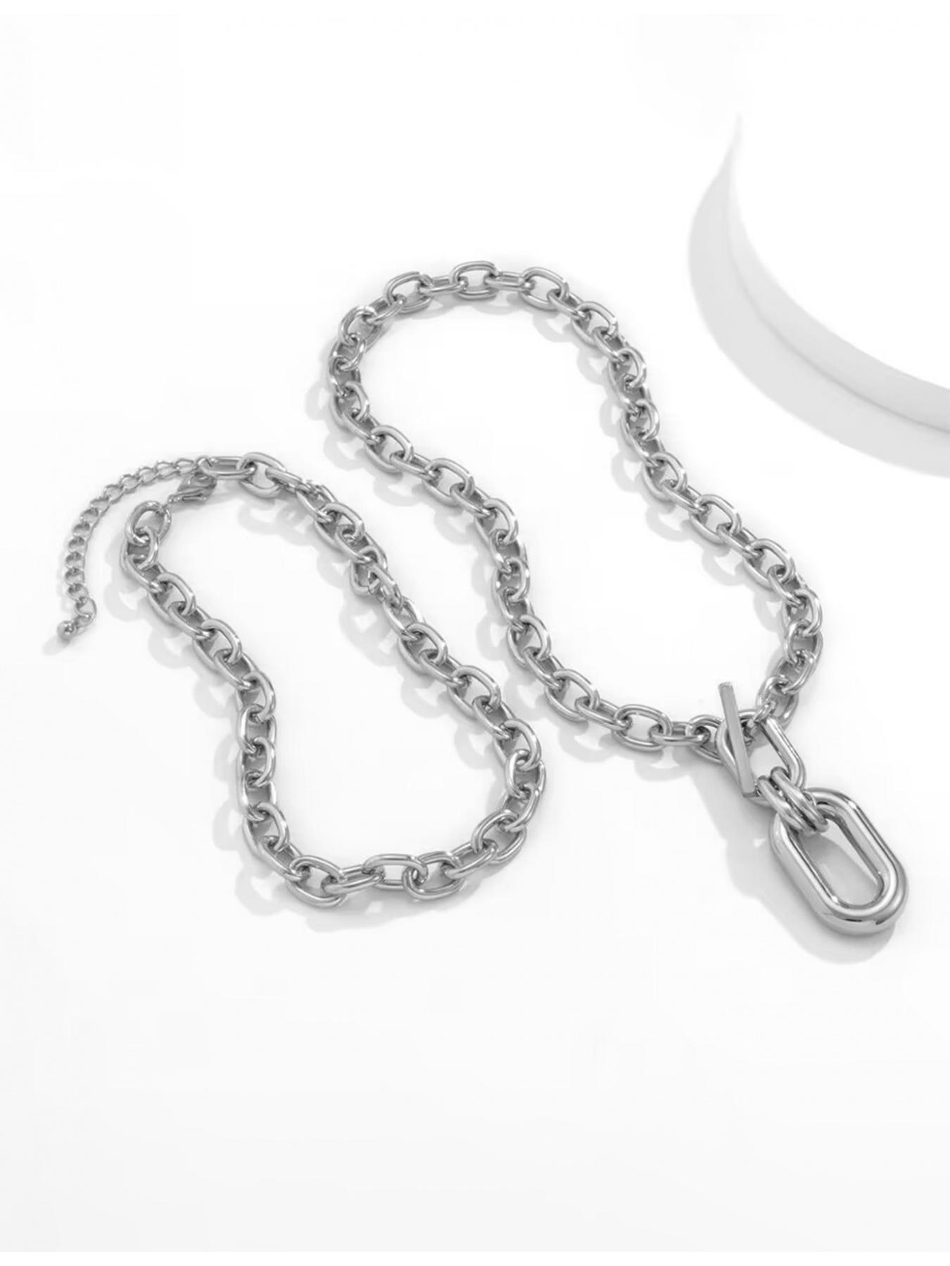 Chain Necklace for Women & Girls, Fashion Jewelry for Party, Daily Clothing Decor, Modern Versatile Accessories, Trendy All-match & Exquisite Jewelry for Birthday Gift, Daily Wear Necklace