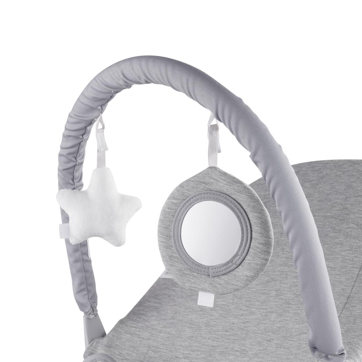 Aobtkel Baby Bouncer Folding Bouncer Seat Chair for Babies 0-9 Months with Toy Bar On-Site，Baby Swing for Infants ，PortableSwing for Baby ,1 Seat Positions，Control Indoor Baby Rocker