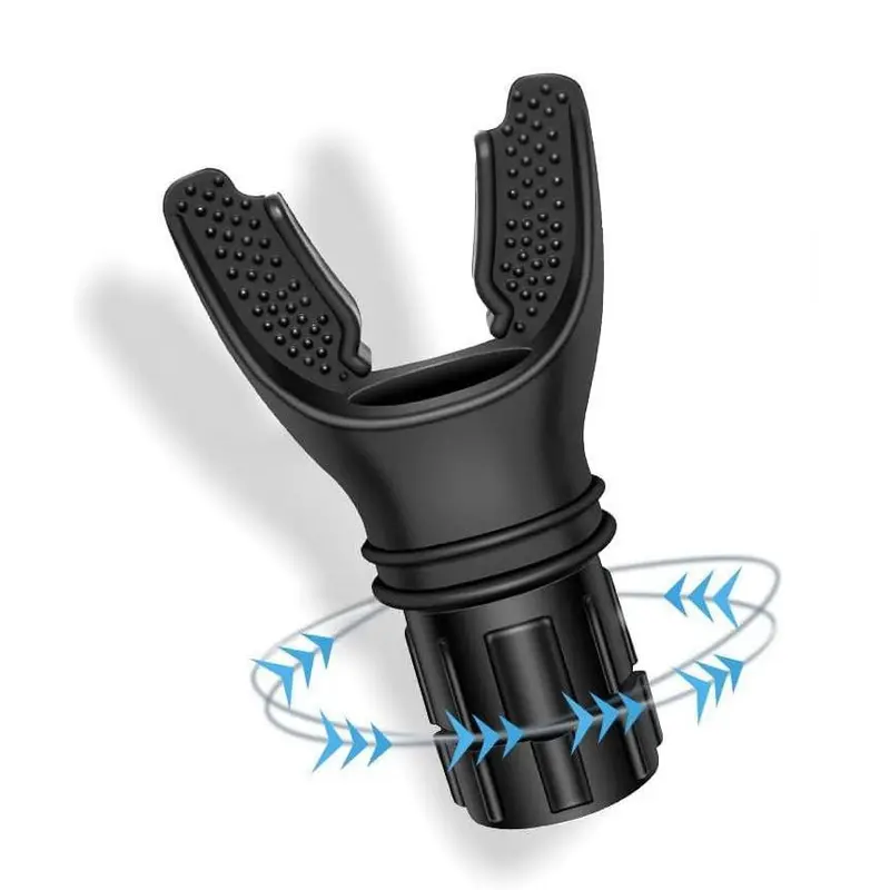 1 Pc Portable Lung Breathing Trainer with Rotary Valve - Home Workout Equipment, Gym Equipment Accessories, Training Aids, Compact Exercise Gear, Adjustable for Varied Fitness Needs, Easy to Clean, Fits Yoga & Running