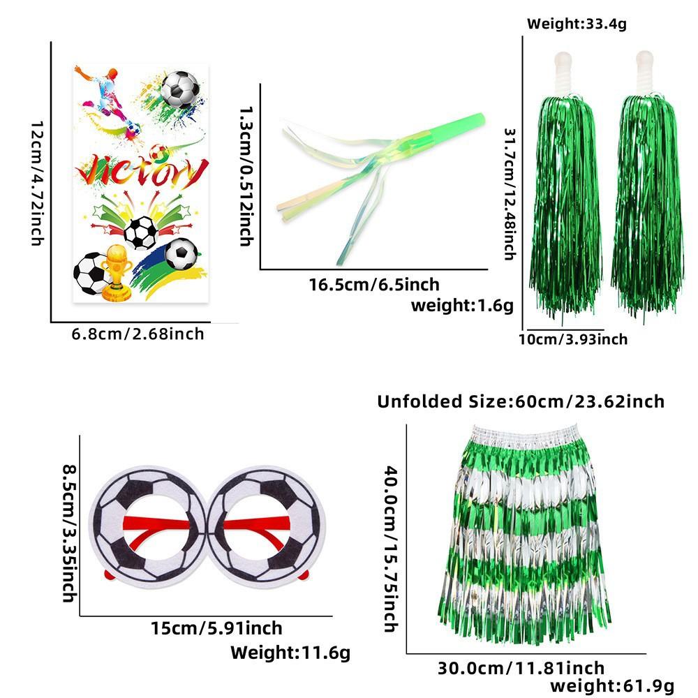 U.S.-Canada-Mexico World Cup Football Decorative Supplies Set Fans Cheer Photo Props Football Headband Headband