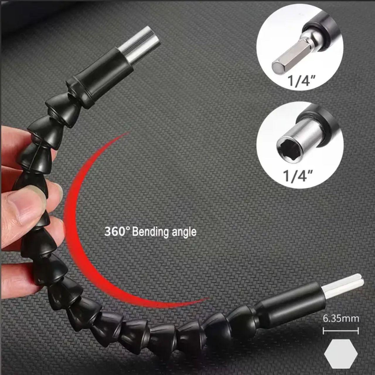 Drill Bit Extension Rod, Electric Drill Flexible Shaft Extension Rod, Hexagonal Screwdriver Flexible Shaft Extension Rod, Electric Tool Accessories