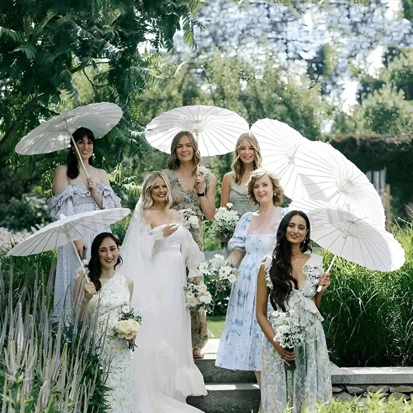 Handmade Traditional Wedding Umbrellas, Elegant Photography Props and Party Decorations, No Power Required, Multiple Sizes Available