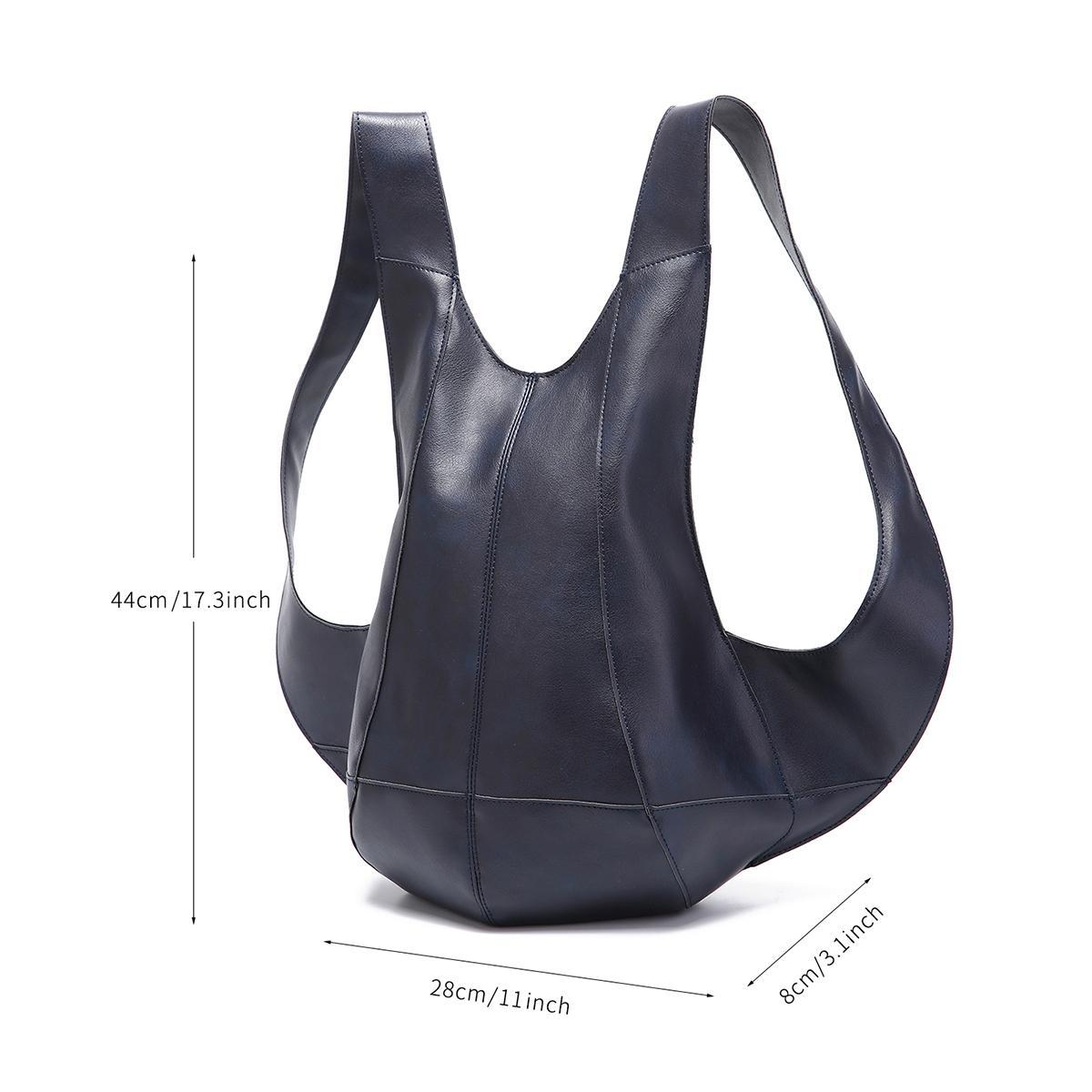 Casual Minimalist Oil Wax Leather Men's Backpack Anti-theft Backpack Crazy Horse Leather Unisex Student Backpack