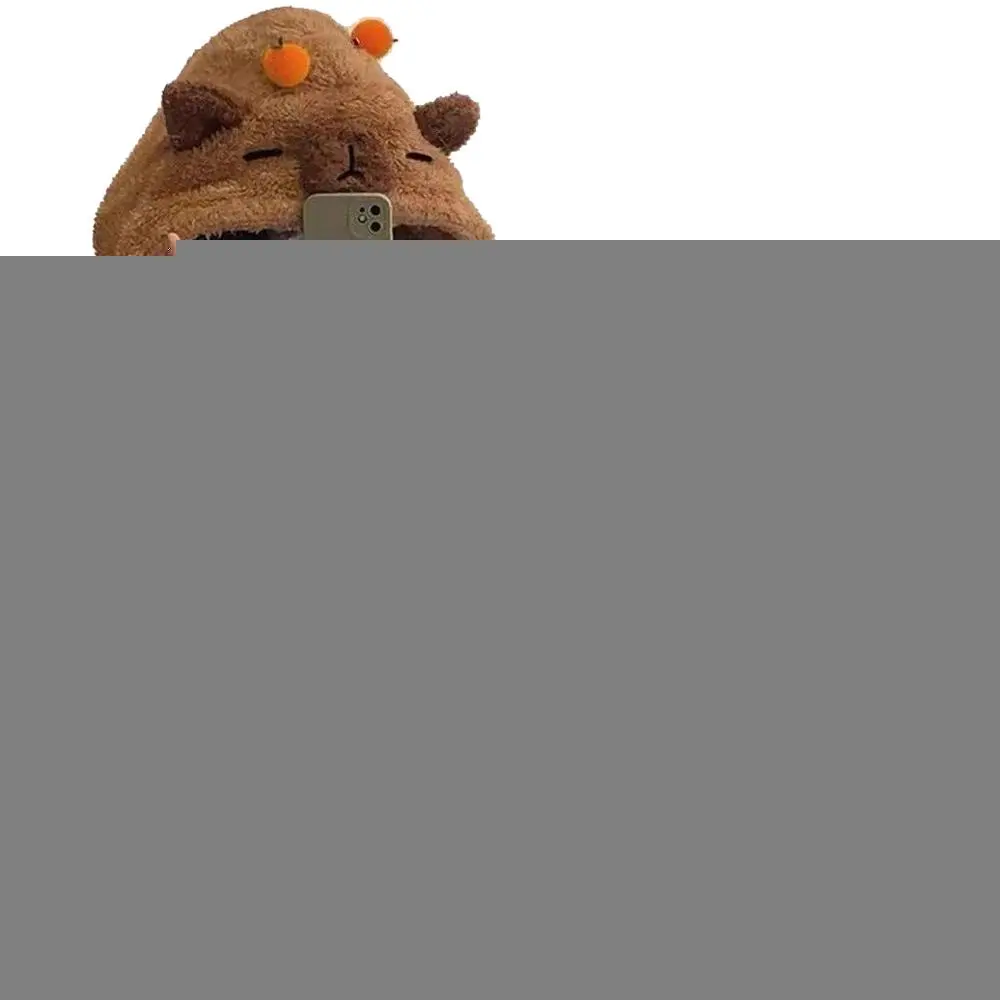 Adult Winter Capybara Cosplay Kigurumi Robe and Pants - Unicorn-Themed Anime Cartoon Loungewear, Halloween Costume