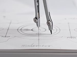 22 PCS Compass with Case, Drafting Set with Swing Arm Protractor,, Compass, Square Set, Mechanical Pencil, Back to School Supplies for Students