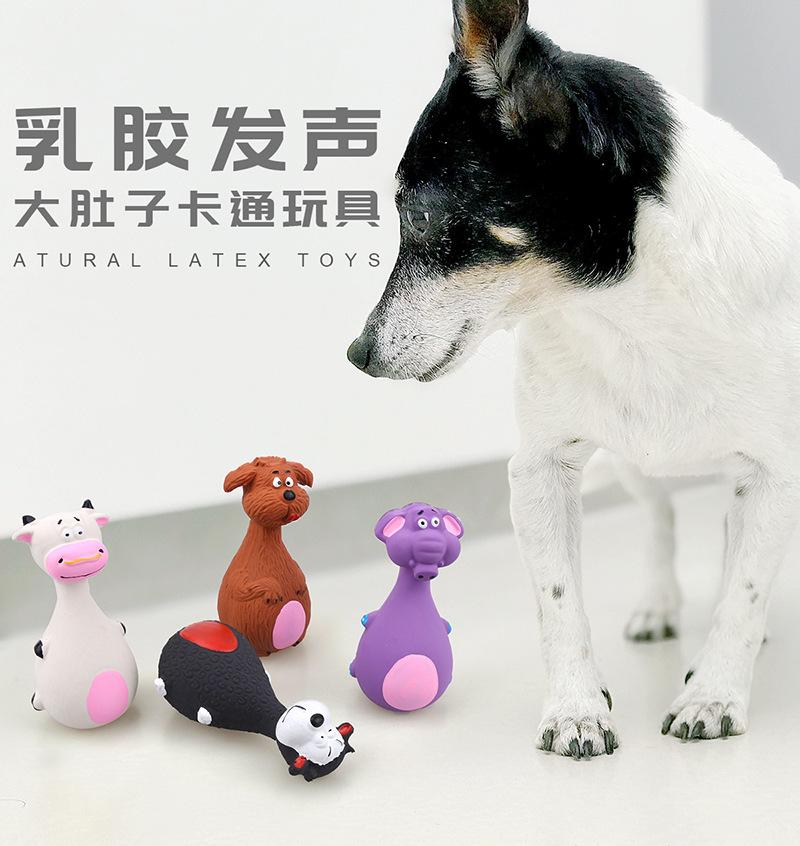 Direct sales from the manufacturer: latex toys, latex sound-making toy for dogs, big-bellied elephant, cartoon pet toy