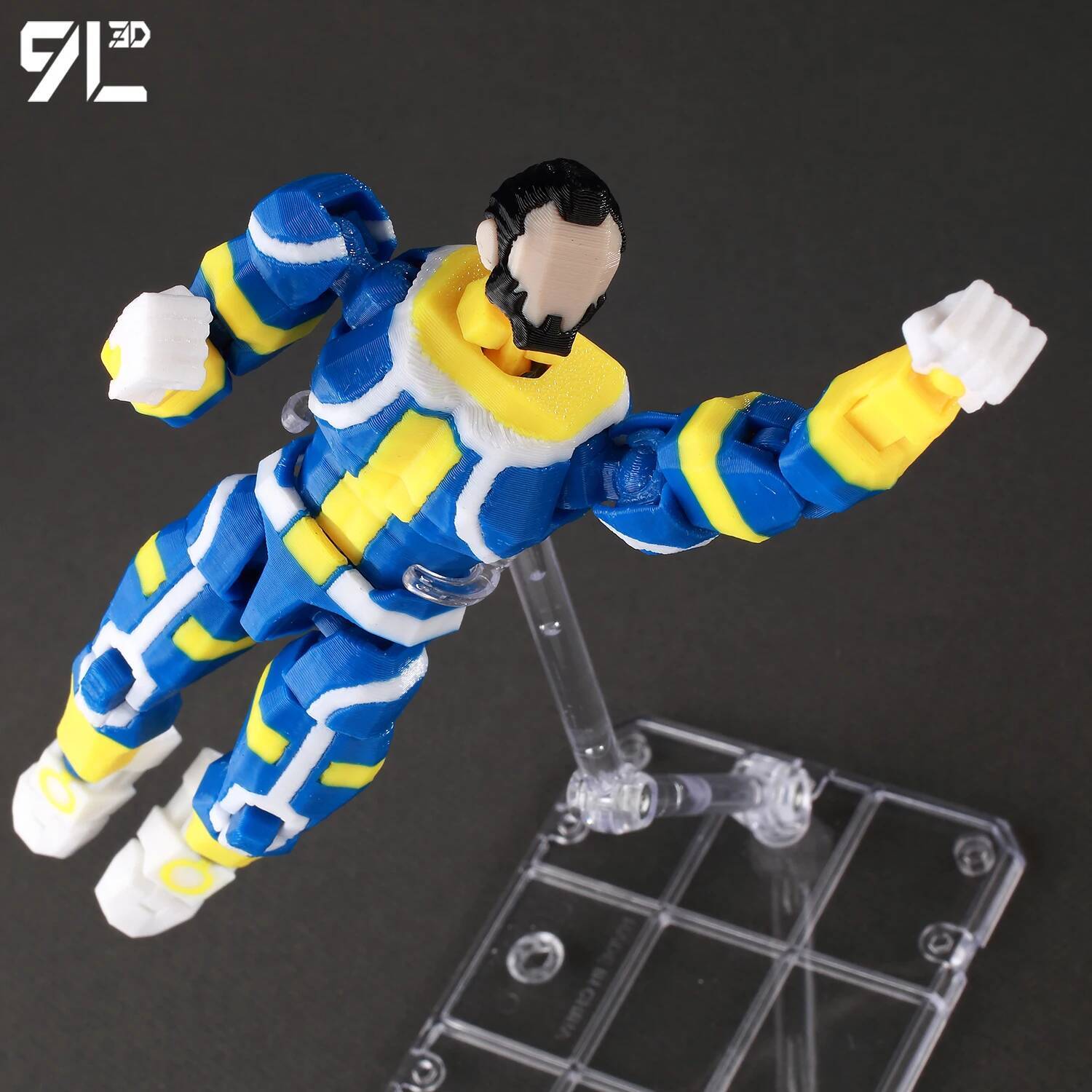 9L3D Printed Invincible Boy Lucky13 Dummy13 Conquer LEX Allen Superheroes Anime Toys Action Figures Mannequin Model Ornaments