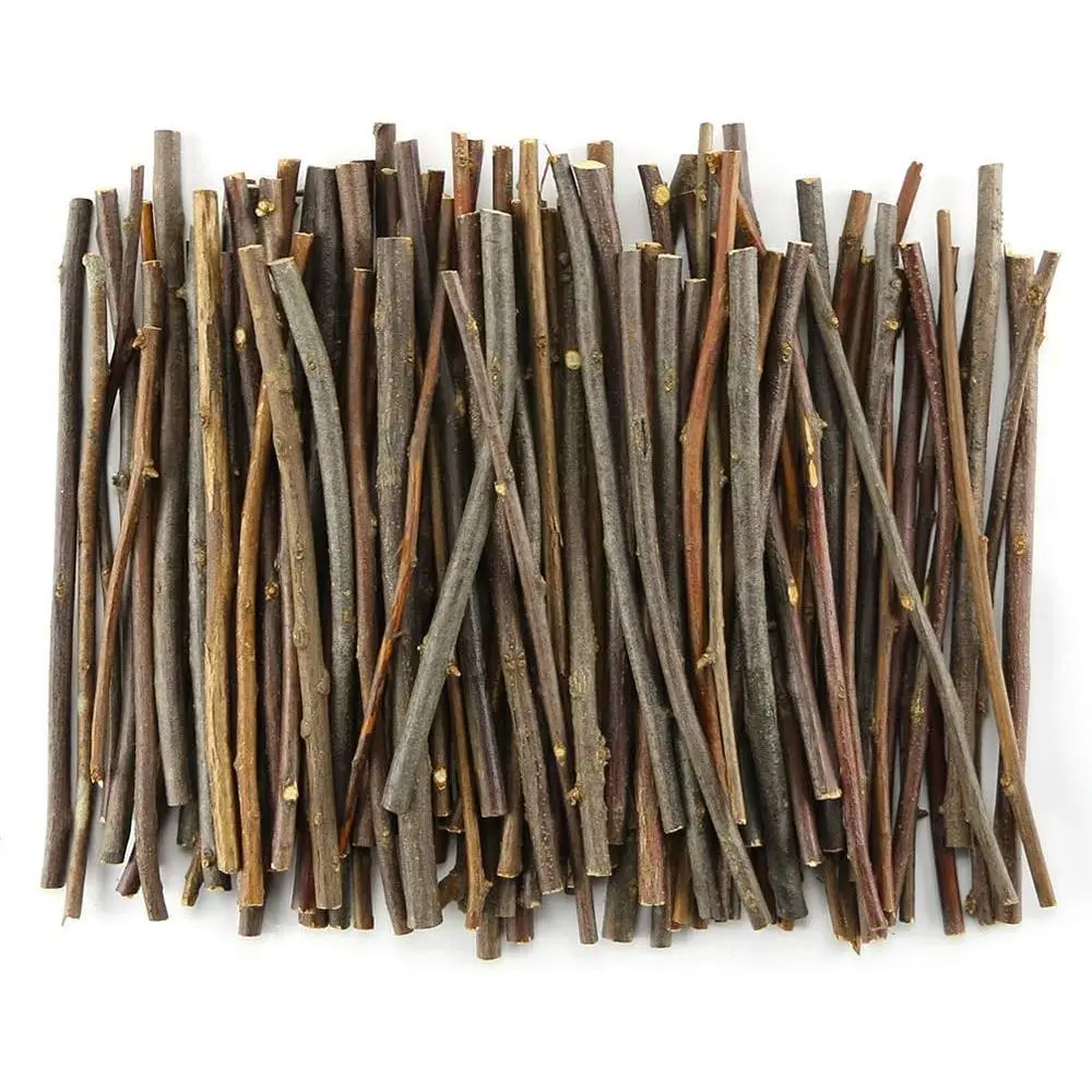 100 count Craft Sticks, 10cm 0.1-0.2 Inch in Diameter  Log Sticks Twigs Crafts for DIY Crafts Photo Props,  Crafts, Festival Decoration, Landscaping