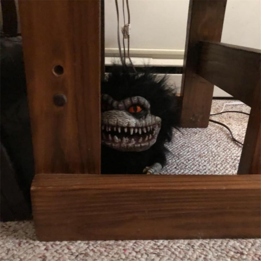 Alien Monster Doll Prop Creepy Plush Doll Horror Movie Alien Prisoner Stuffed Toy Funny Ugly Critters Halloween Party Decoration