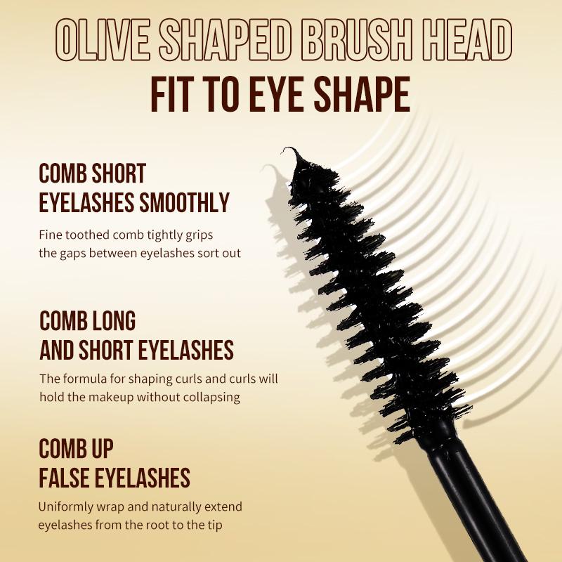 Life Girls Long-Lasting Waterproof Mascara, Volumizing Curling Eyelash Makeup, Smudgeproof Mascara for Women